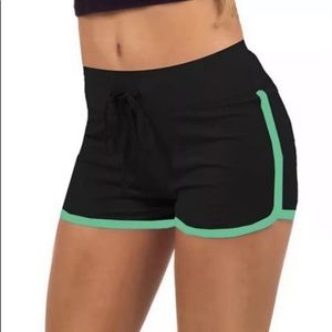 OUMY Dolphin Hem Drawstring Athletic Lounge Shorts